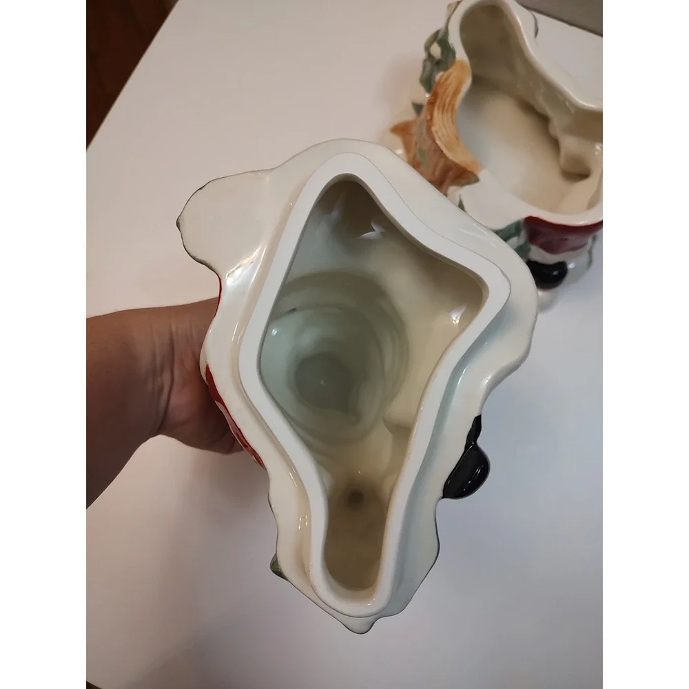 Lenox Holiday Gatherings Santa Covered Candy Dish Christmas Treat SKU# 828642058